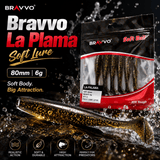 Bravvo La Palma Soft Lure 80mm 6g - Black Gold - Single Piece