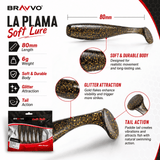 Bravvo La Palma Soft Lure 80mm 6g - Black Gold - Single Piece