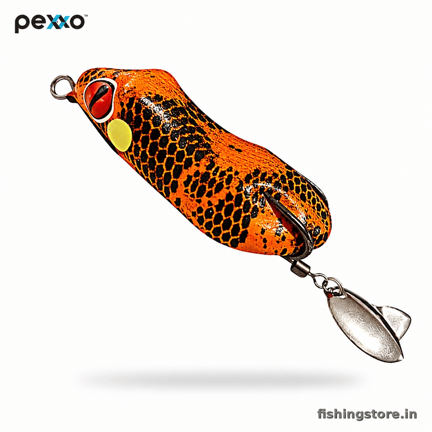 Pexxo Ghost Soft Frog Lure 6cm 10-11g for Snakehead - Orange