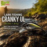 Lark Cranky UL Lure 45mm 4.5g - Moss Crawler