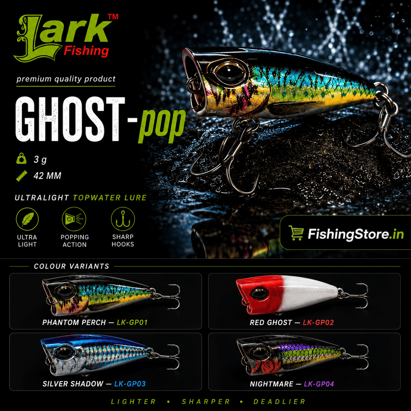 Lark Ghost-Pop 42mm 3g