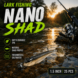 Lark Nano Shad 1.5 Inch Soft Lure