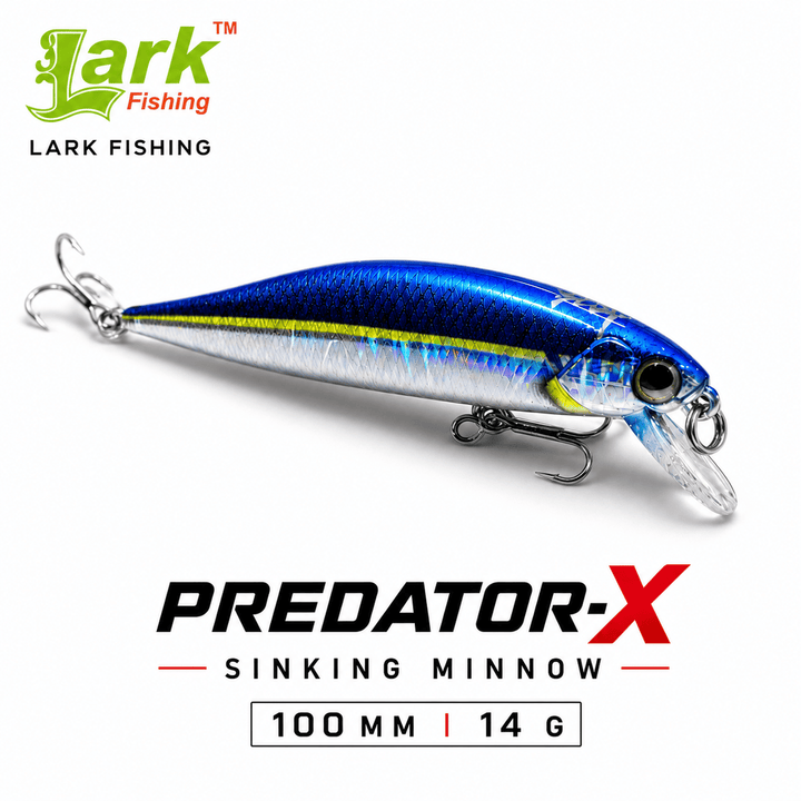 Lark Predator-X Sinking Minnow 100mm 14g
