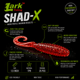 Lark Shad-X 1.5 Inch Soft Lure