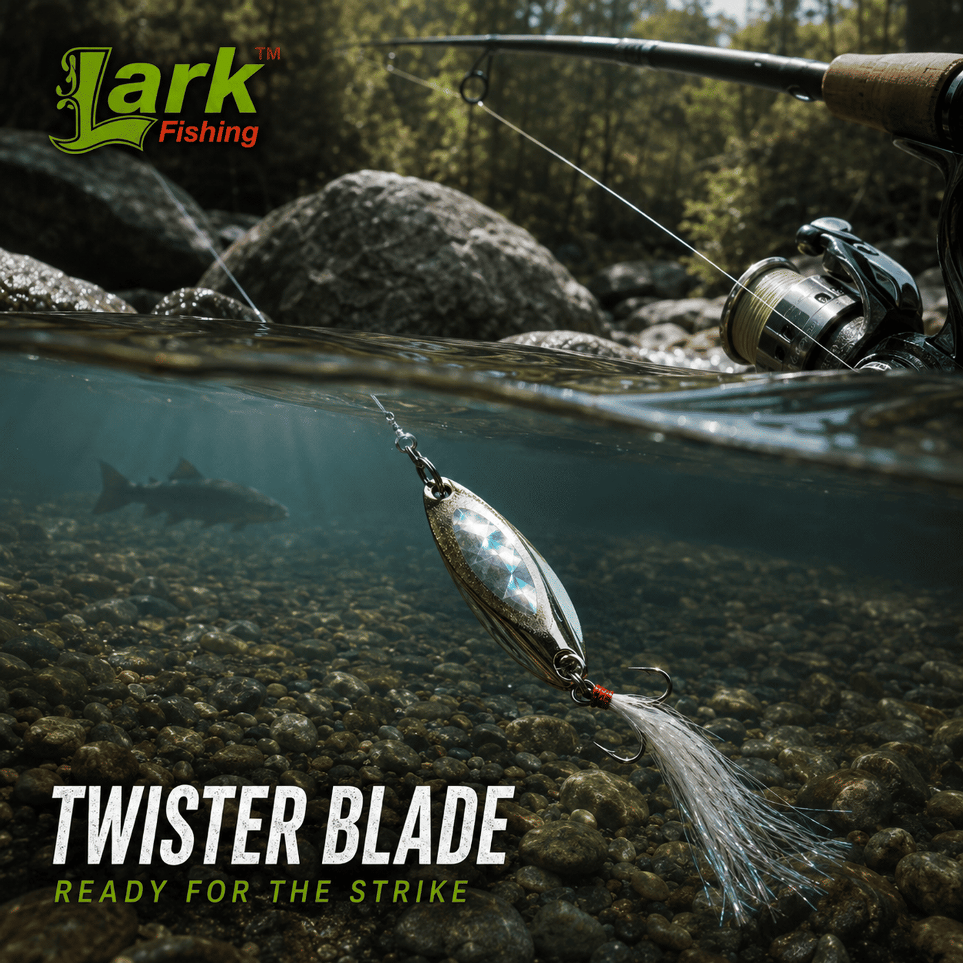 Lark Twister Blade UL Spoon Lure