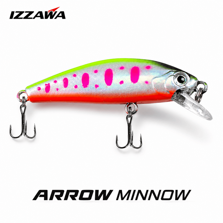 IZZAWA Arrow Minnow Lure 55mm 6g - Chrome Shad | Pack of 1