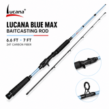 Lucana Blue Max Baitcasting Rod - 6.6 & 7 Ft
