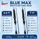 Lucana Blue Max Baitcasting Rod - 6.6 & 7 Ft