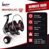 Lucana Nimbus 9000 Spinning Reel