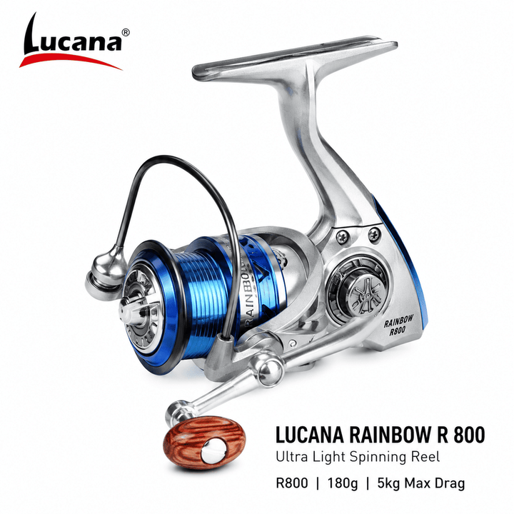 Lucana Rainbow R800 Ultra Light Spinning Reel