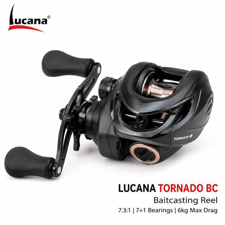 Lucana Tornado BC Baitcasting Reel Right / Left Hand