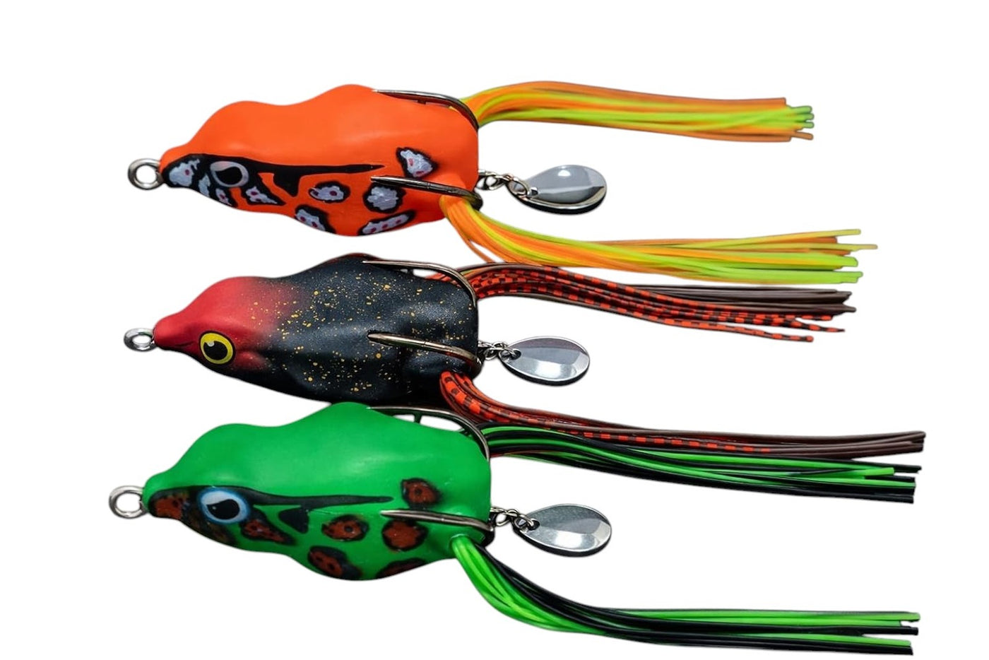 IZZAWA Frog Lure 3pc Red Eye 5cm 12g – Snakehead Murrel Bass