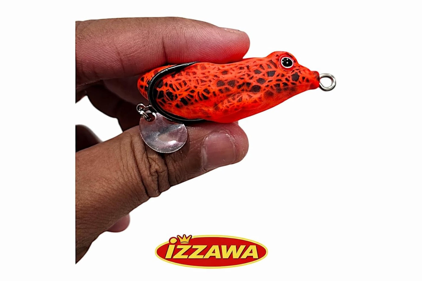 IZZAWA Morizo Frog Lure Orange 6.5cm 12.5g – Snakehead Murrel