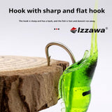 IZZAWA Micro Green Shrimp 10pc 4cm 1.7g – Bass Snapper Barramundi