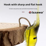 IZZAWA Micro Yellow Shrimp 10pc 4cm 1.7g – Bass Snapper Barramundi