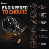Lucana Pacific 5W Baitcasting Reel | 7.1:1 Gear Ratio | 10kg Drag
