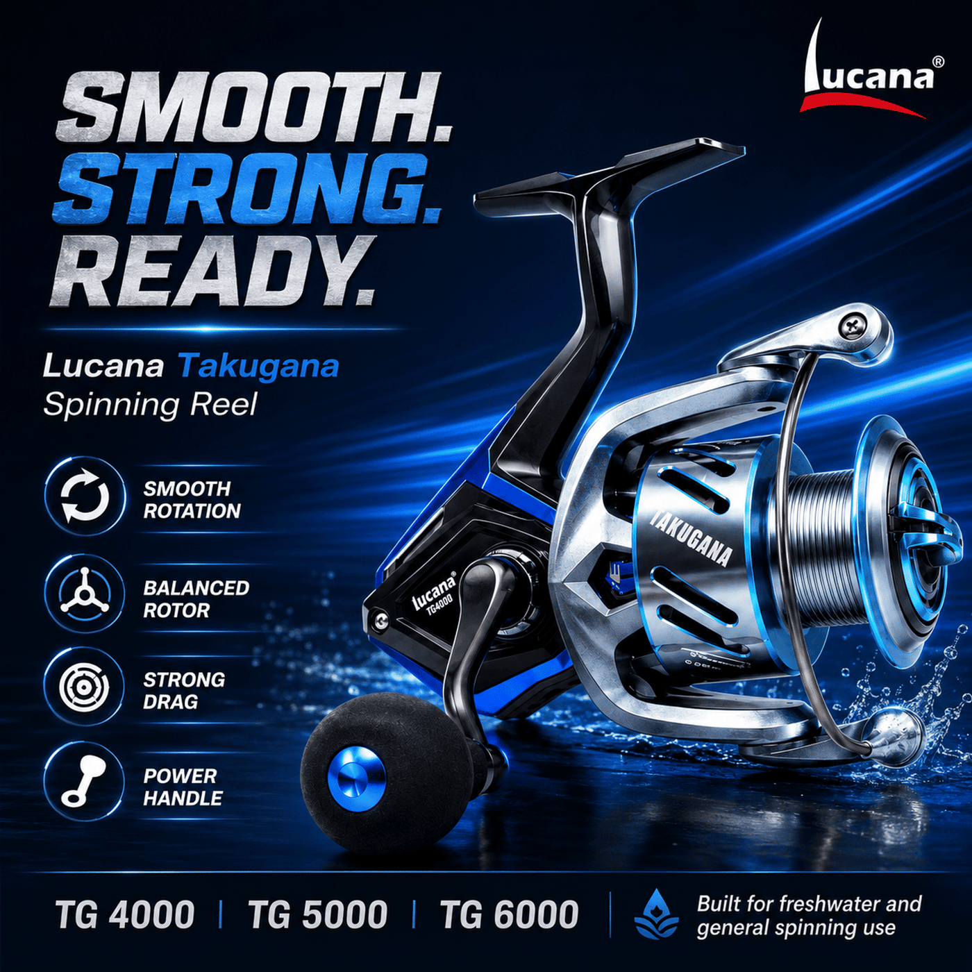 Lucana Takugana Spinning Reel