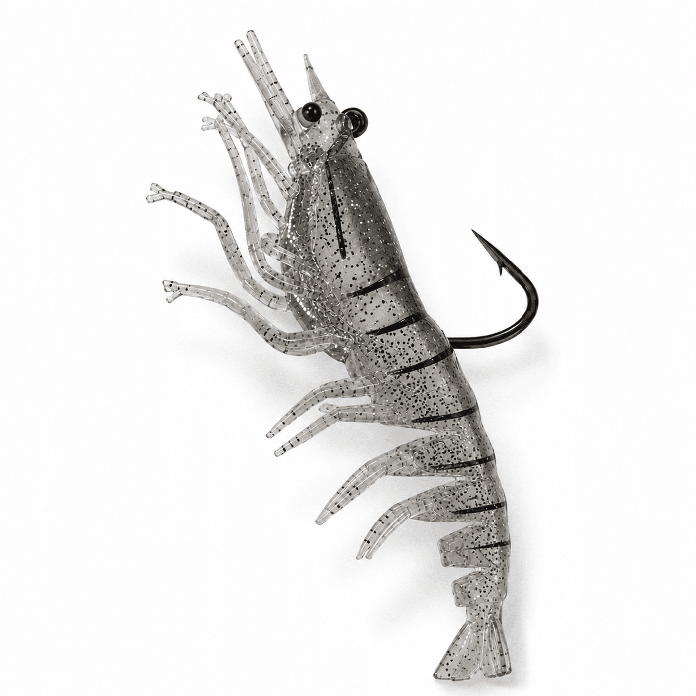 IZZAWA Glimick Shrimp Lure Gray 11cm 12g – Pack of 1