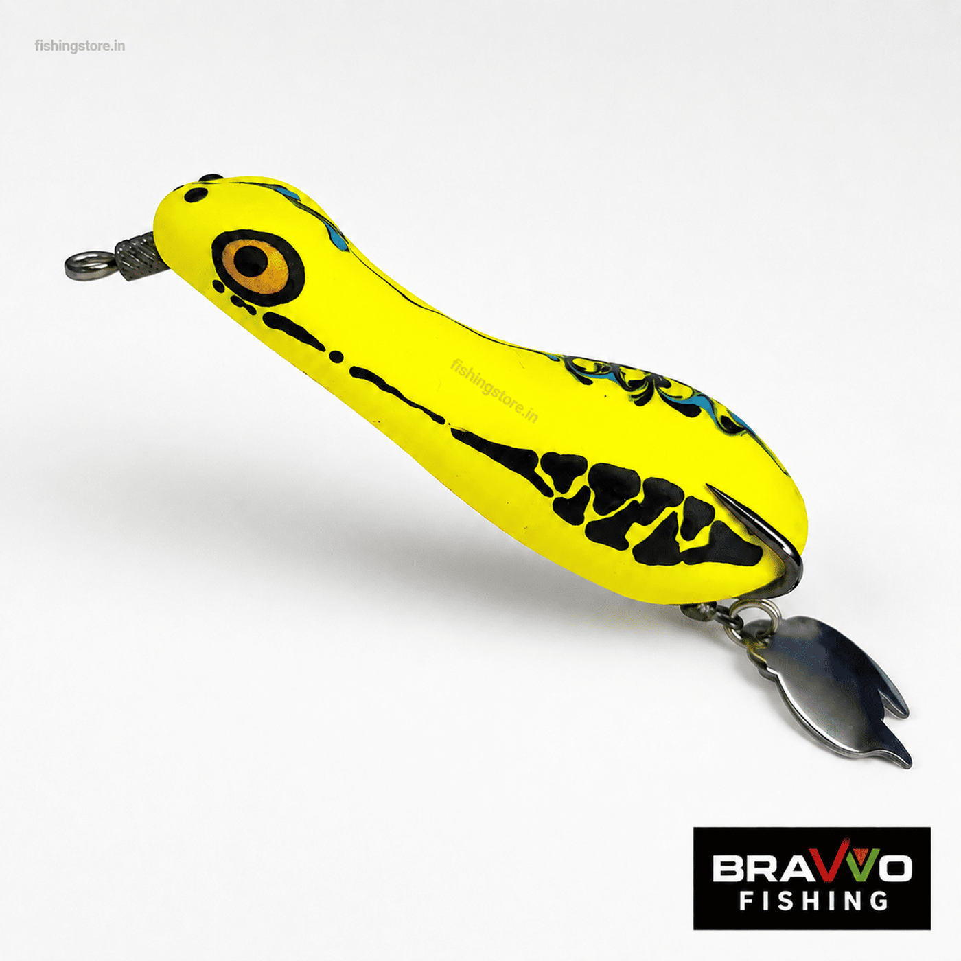 Bravvo Monster Frog Lure 8cm | Handmade Topwater Snakehead Bait for Casting (9g - 10g) | Soft Body Weedless Fishing Lure