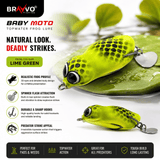 Bravvo Baby Moto Handmade Soft Frog Lure 5.5 cm 10 g Topwater Spinner Bait