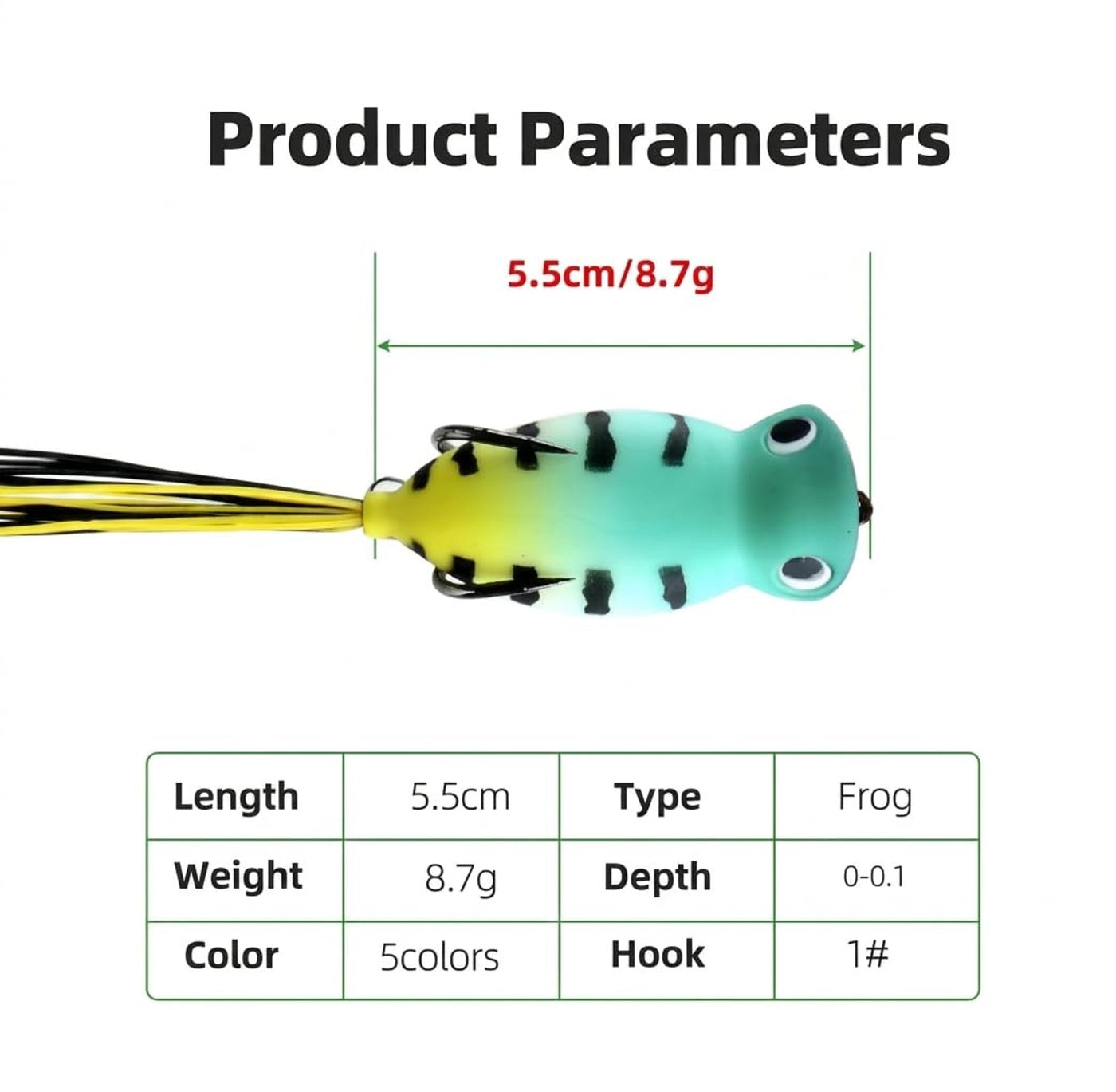 IZZAWA Popper Frog Lure 5.7cm 8.5g Blue – Snakehead Murrel Bass