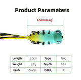 IZZAWA Popper Frog Lure 5.7cm 8.5g Blue – Snakehead Murrel Bass