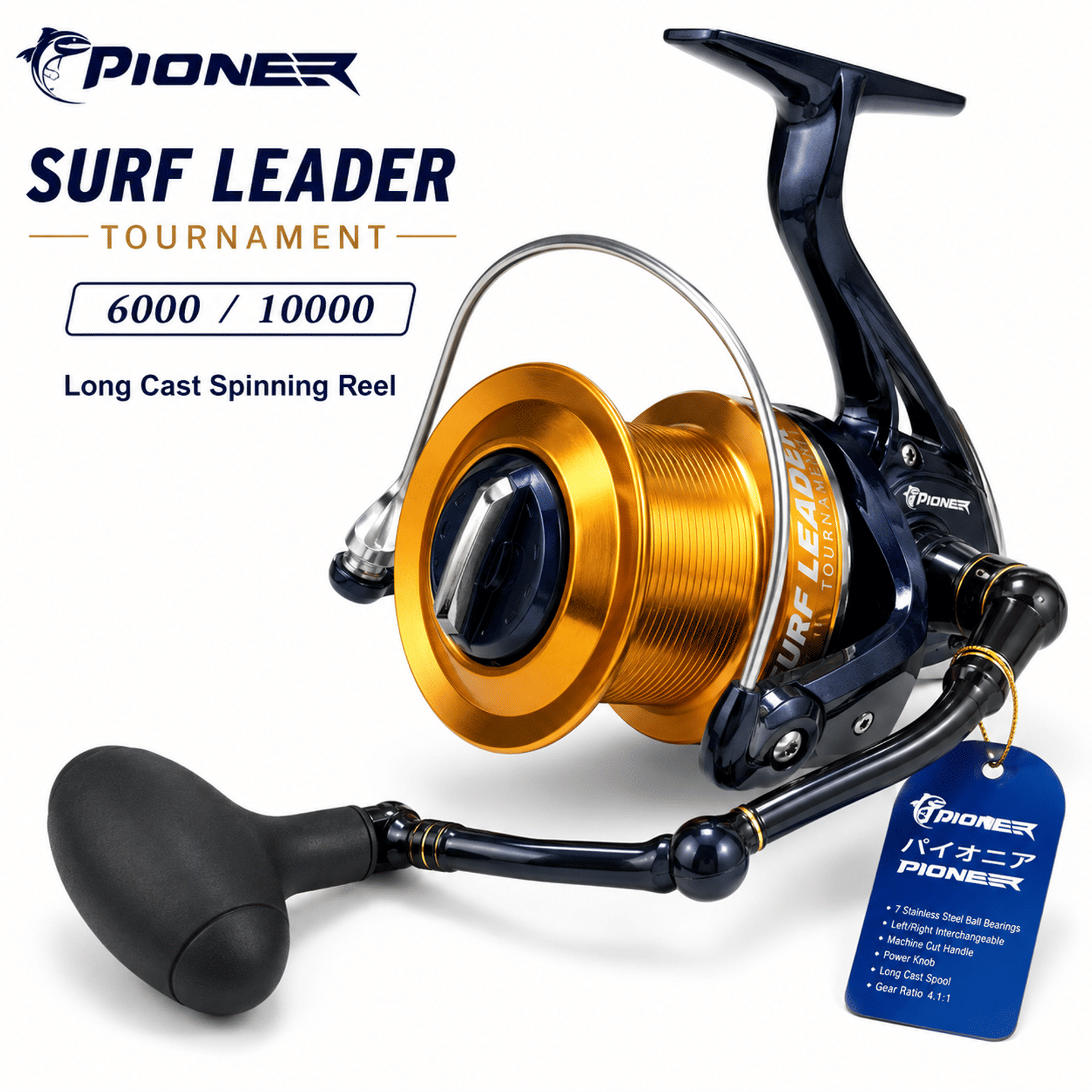 Pioneer Surf Leader Tournament 6000 / 10000 Spinning Reel