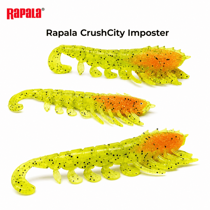 Rapala CrushCity Imposter Shrimp/Prawn Soft Plastic Lure 4.5 Inch