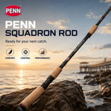 PENN Squadron Spinning Fishing Rod - 8 Ft