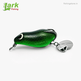 Lark Macri Frog Lure 4.5cm 8g – Topwater Frog Bait for Snakehead & Bass Fishing - Dark Green