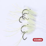 IZZAWA Sabiki Rig 1pc Glow Shrimp Size 14 – Mackerel Baitfish Saltwater