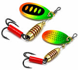 IZZAWA Spinner Fishing Lure, Metal Rotating Sequin Bait with Hook, 18GM Hook SIze 5, Pack of 1, for Carp, Grouper and Snapper