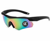 IZZAWA Tactical Goggles, Windproof, Explosion-Proof, for Hiking, Fishing, Camping, Sports, Multiple Lens Options (Multi)
