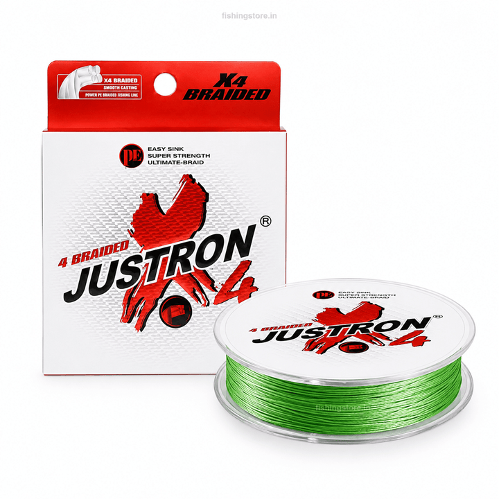 Justron 4X Braided Fishing Line 100m