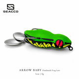 SEACCO Arrow Baby Handmade Frog Lure 5cm 8g - Green Chartreuse | Pack of 1