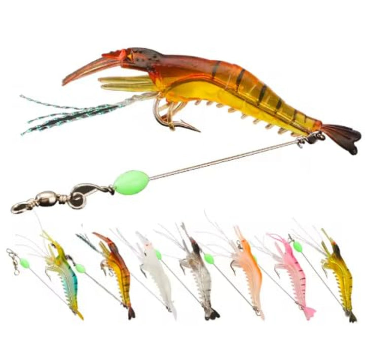 IZZAWA Shrimp Lure 2pc 5cm 7g Multi – Snakehead Barramundi Bait