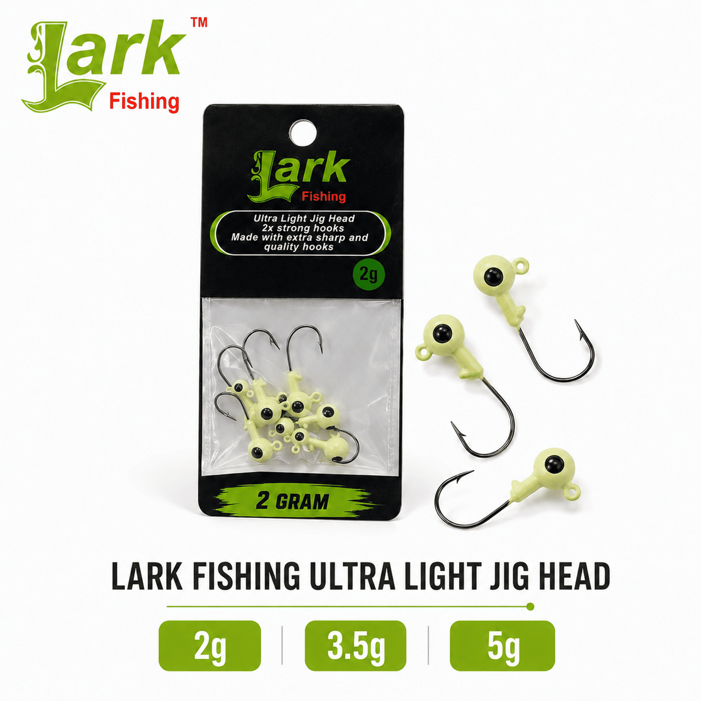 Lark Ultra Light Round Jig Head