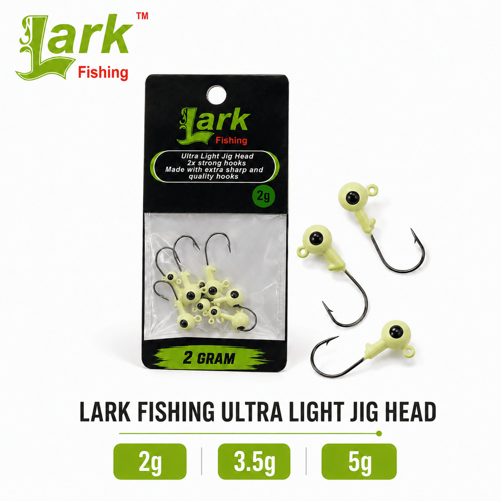 Lark Ultra Light Round Jig Head