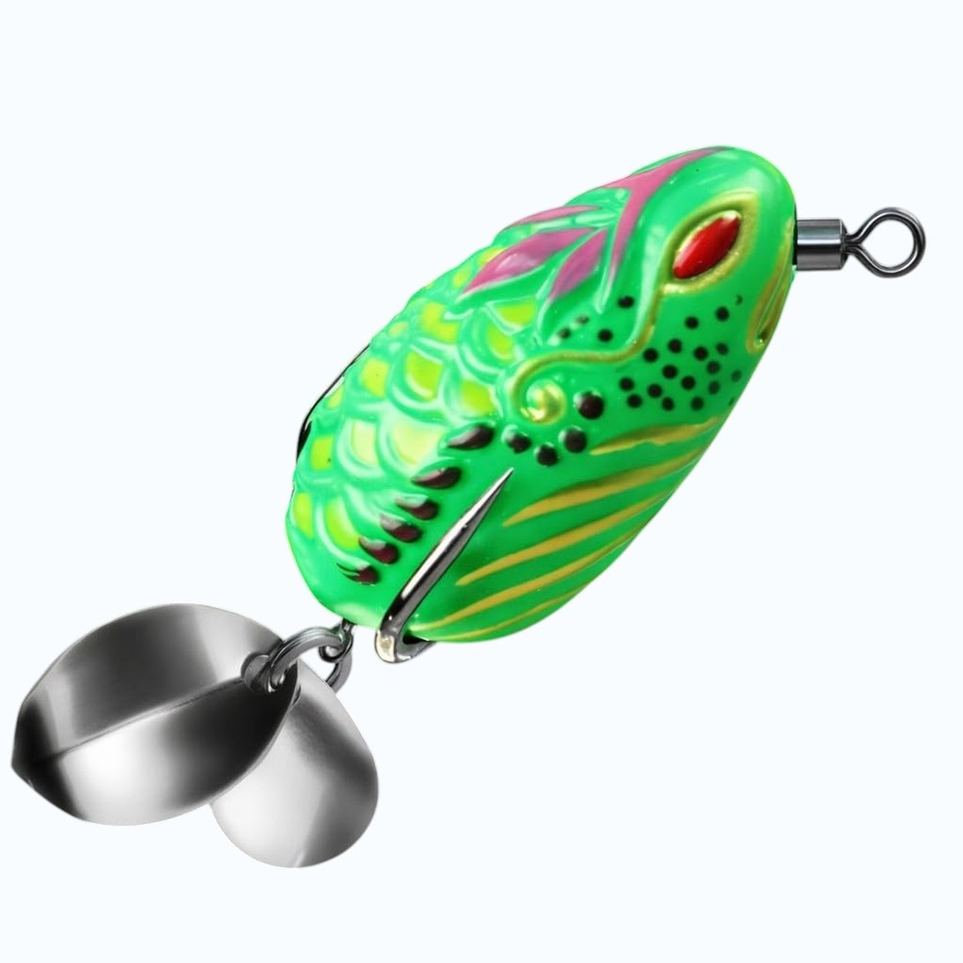 IZZAWA Thai Fly Frog 3.5cm 5.7g Green – Snakehead Murrel Light Tackle
