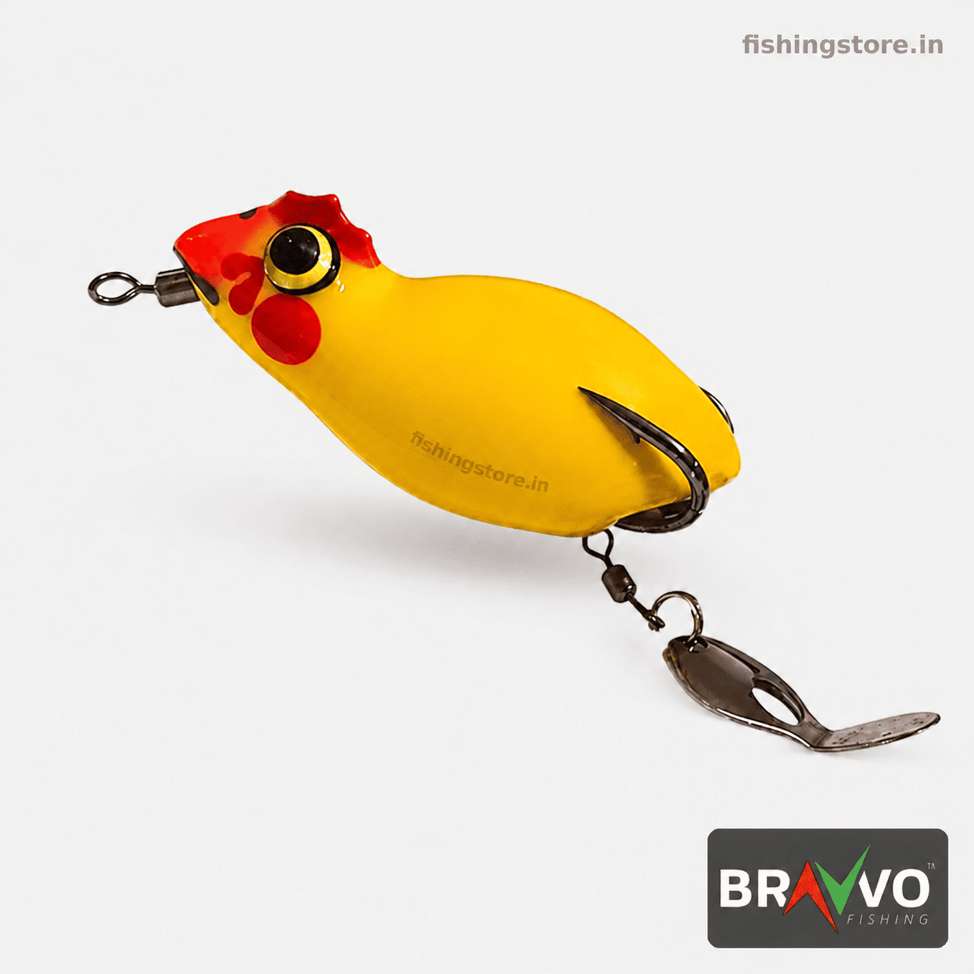 Bravvo Mr. Baby Hen Frog Lure 4.5cm 6-7g | Topwater Bait - Yellow
