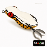Bravvo Baby Panda Handmade Soft Frog Lure | 5 cm / 8 g Topwater Spinner Bait for Snakehead & Bass