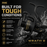 PENN Wrath II 2500-8000 Spinning Reel