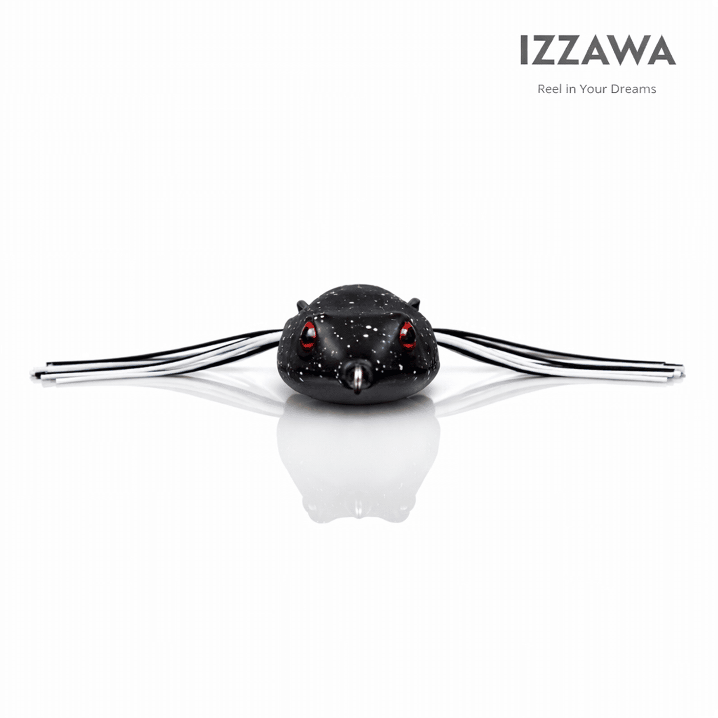 IZZAWA Frog Lure Black Zebra 5cm 12g – Snakehead Murrel Topwater