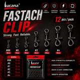 Lucana Fastach Clip #4 25mm - Pack of 12
