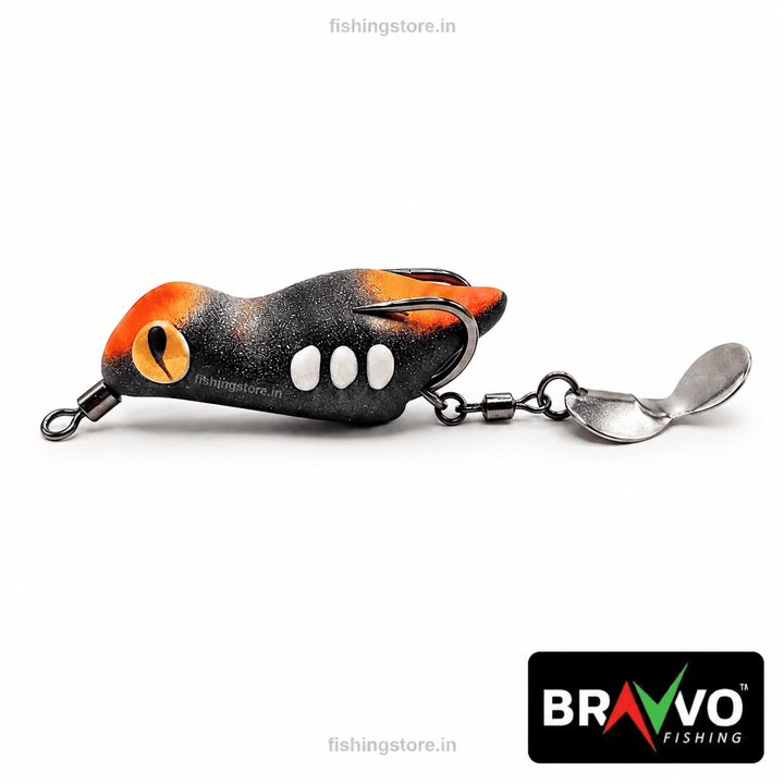 BRAVVO Baby Moto Handmade Soft Frog Lure 5.5cm 10g Topwater Fishing Bait