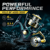 YOLO BF Spinning Fishing Reel 6000