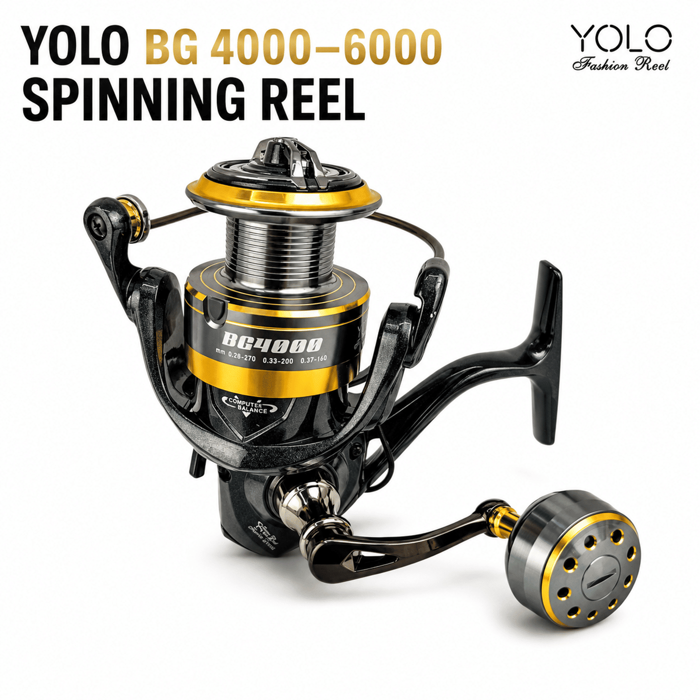 YOLO BG Spinning Fishing Reel 6000