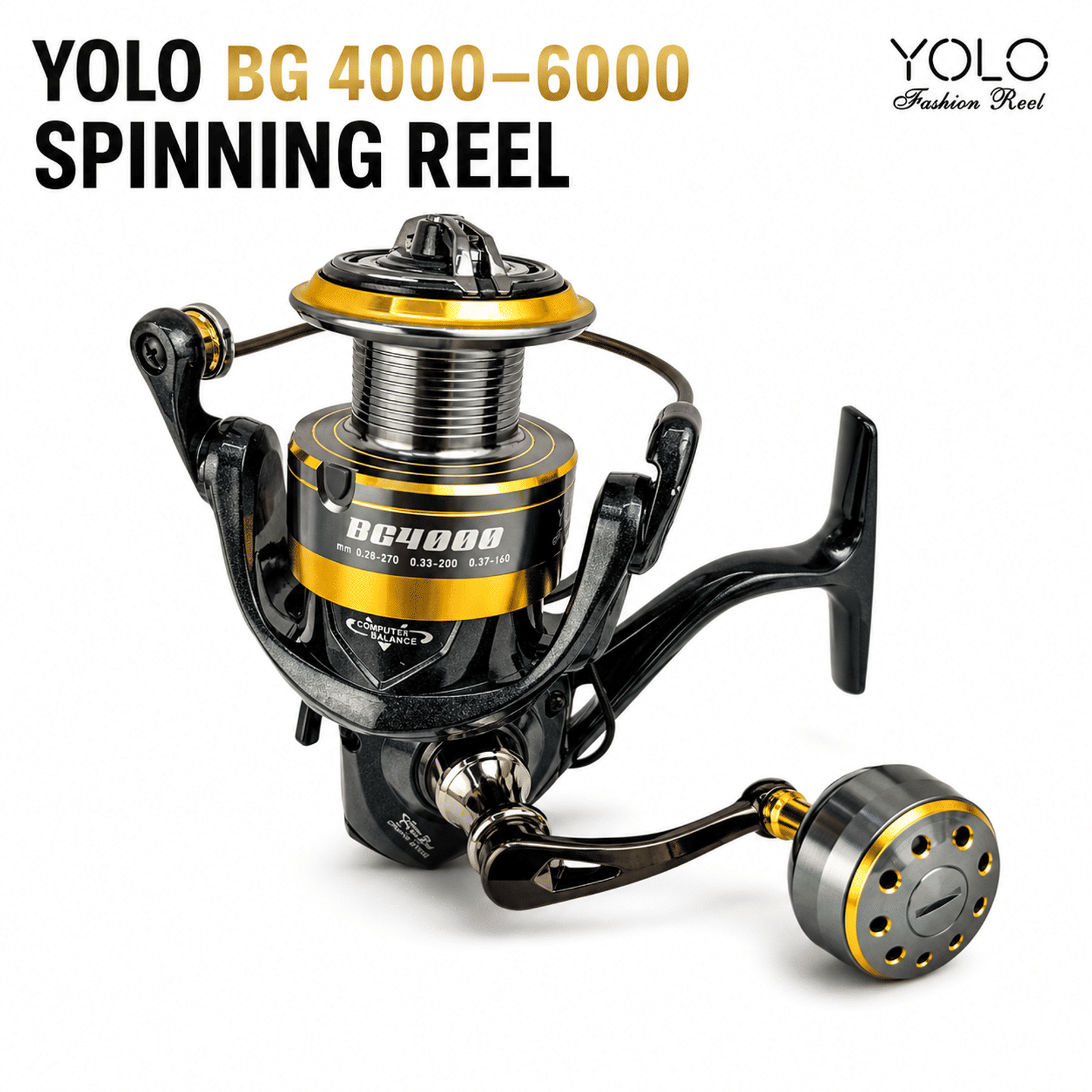 YOLO BG Spinning Fishing Reel 6000