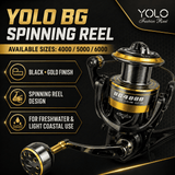 YOLO BG Spinning Fishing Reel 6000
