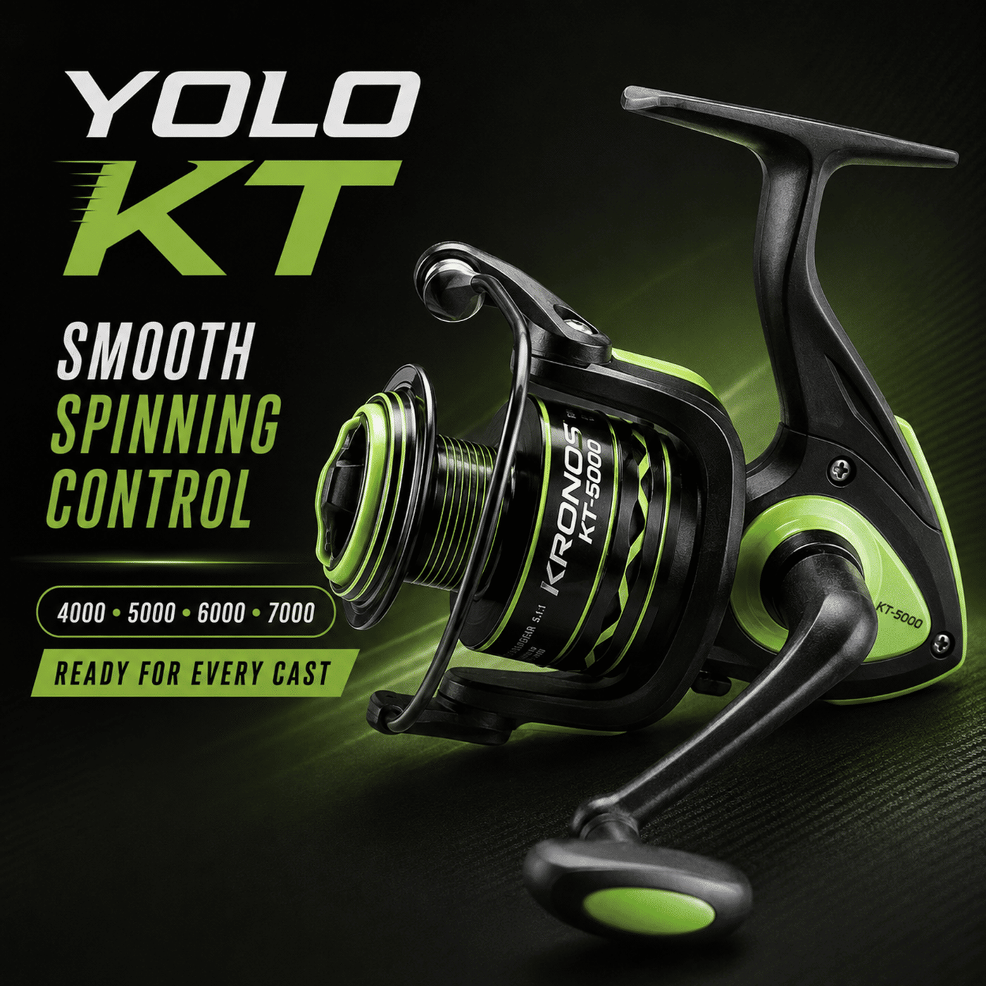 YOLO KT Spinning Fishing Reel 7000